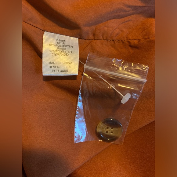 Alexia Admor Brown Abstract June Midi Sleeve Wrap Dress size 8 NWT - Picture 11 of 15